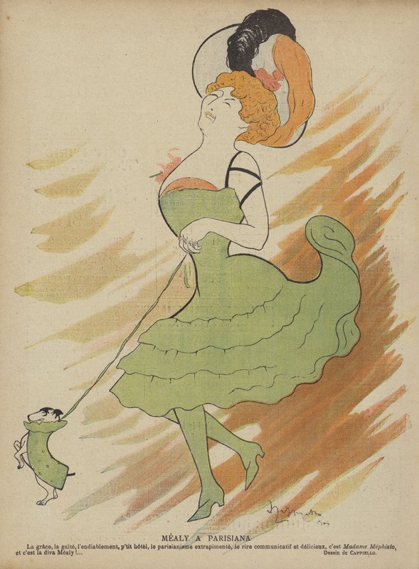 Ilustração para o riso de after Leonetto Cappiello