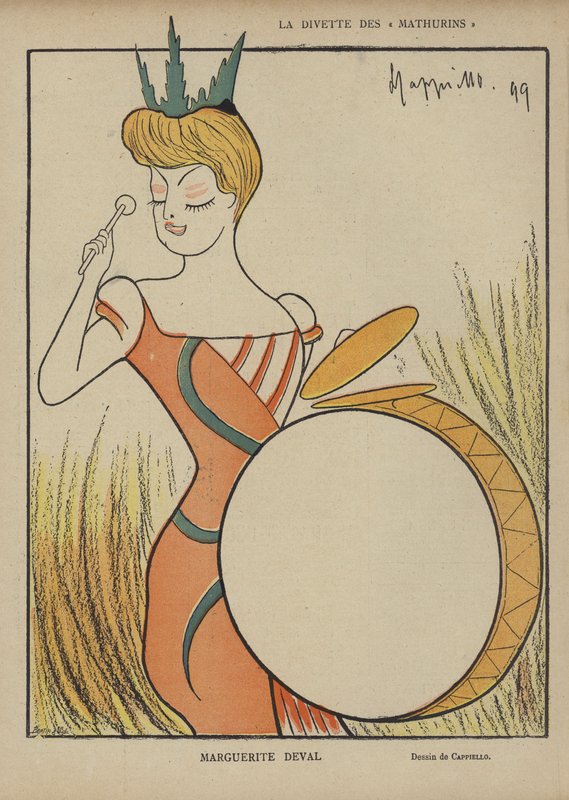 Ilustração para o riso de after Leonetto Cappiello