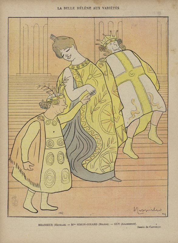 Ilustração para o riso de after Leonetto Cappiello