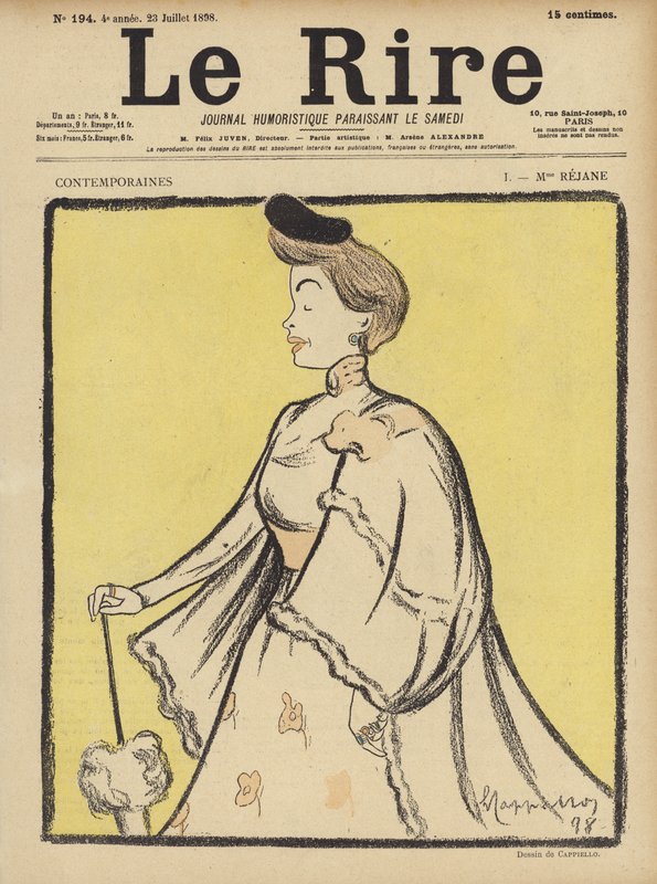 Ilustração para o riso de after Leonetto Cappiello