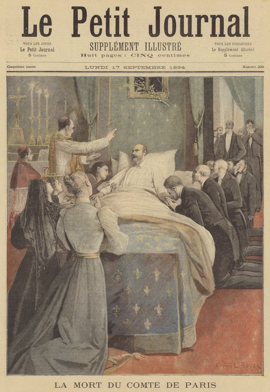 Morte do príncipe Philippe, conde de Paris de after Lionel Royer
