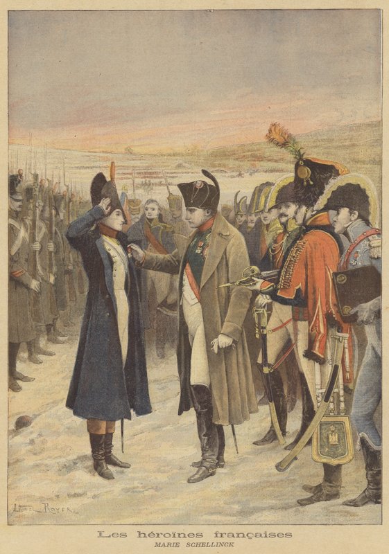 Heroínas francesas: Marie Schellinck de after Lionel Royer