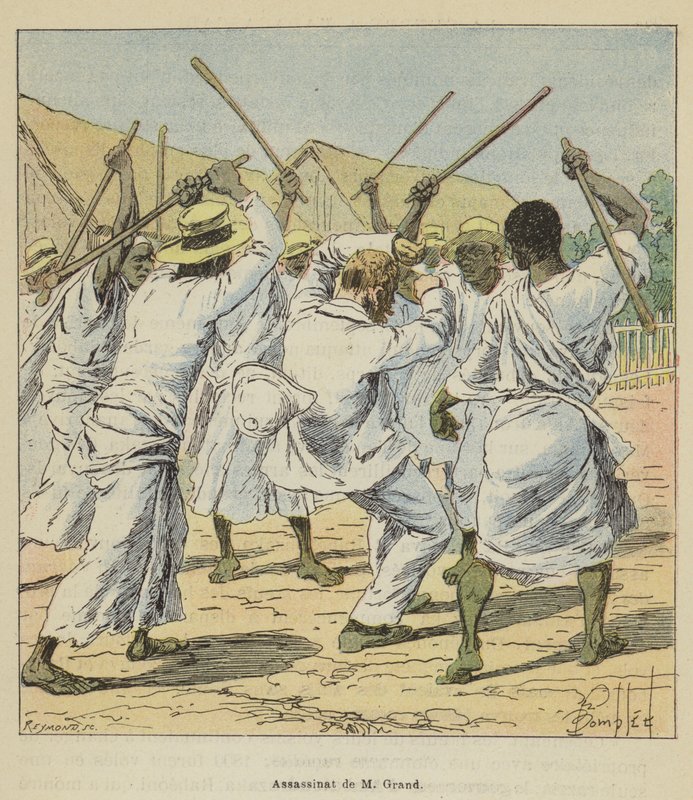 Assassinato de M Grand de after Louis Charles Bombled