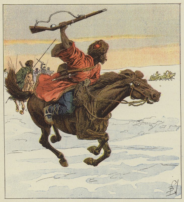 Bandidos khoungouzes de after Louis Charles Bombled