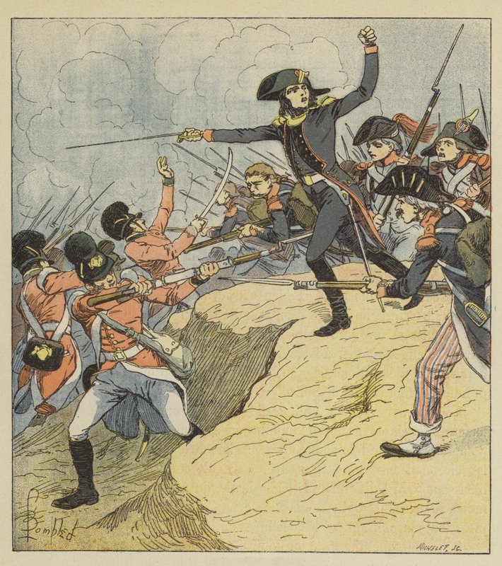 Bonaparte fere Toulon de after Louis Charles Bombled