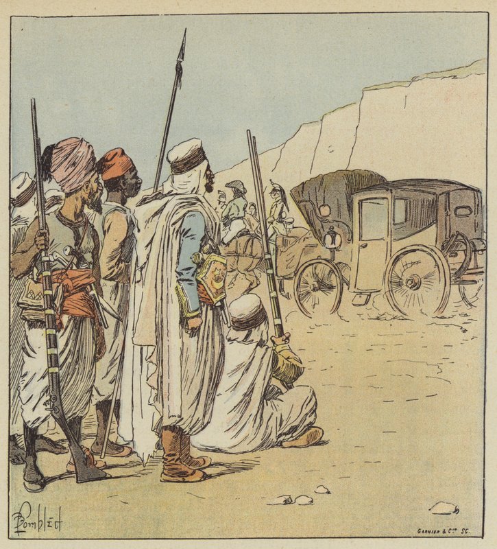 Este carro surpreendeu os árabes de after Louis Charles Bombled