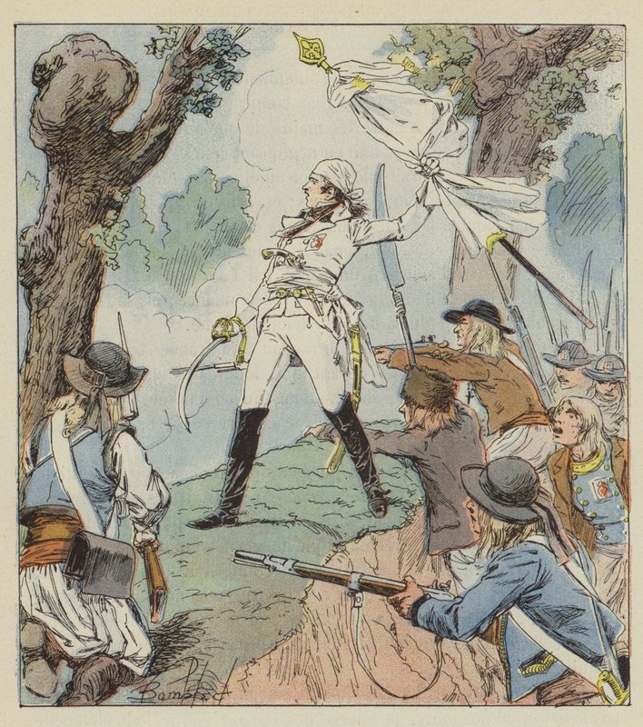 Charette é o verdadeiro herói da guerra da Vendéia de after Louis Charles Bombled