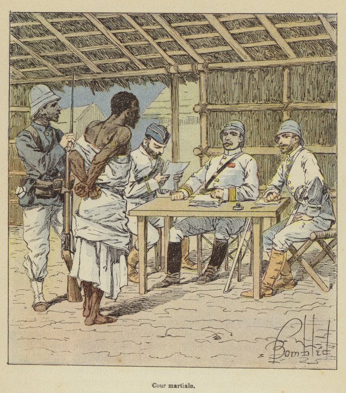 Corte marcial de after Louis Charles Bombled