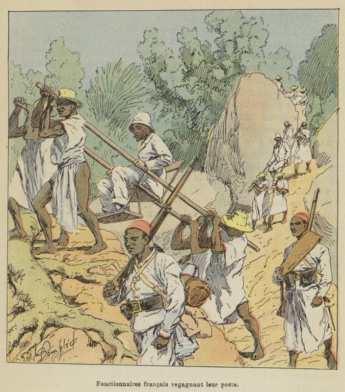 Autoridades francesas retornando aos seus postos de after Louis Charles Bombled