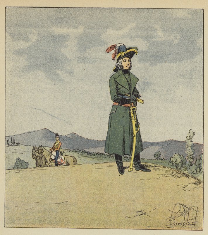 Hoche ainda era jovem, mas dava muita esperança de after Louis Charles Bombled