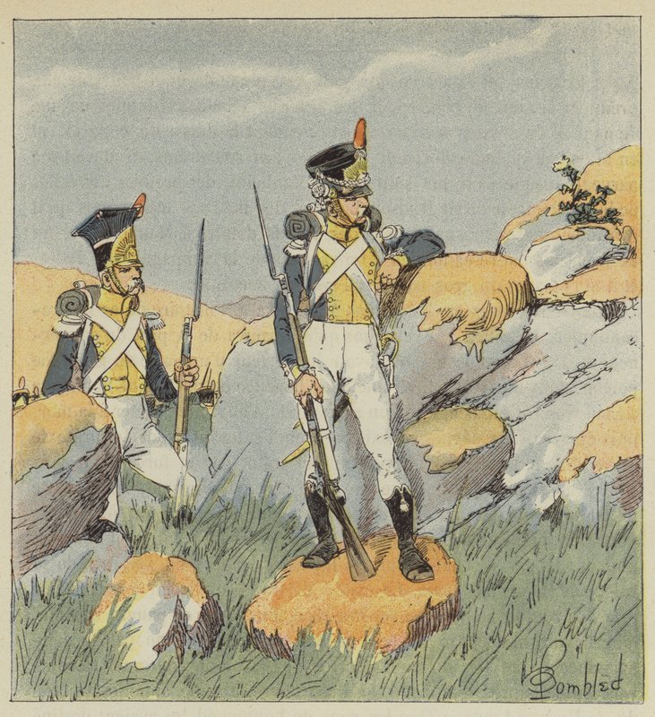 Infantaria Polonesa, Regimento Vístula, Fuzileiro e Granadeiro de after Louis Charles Bombled