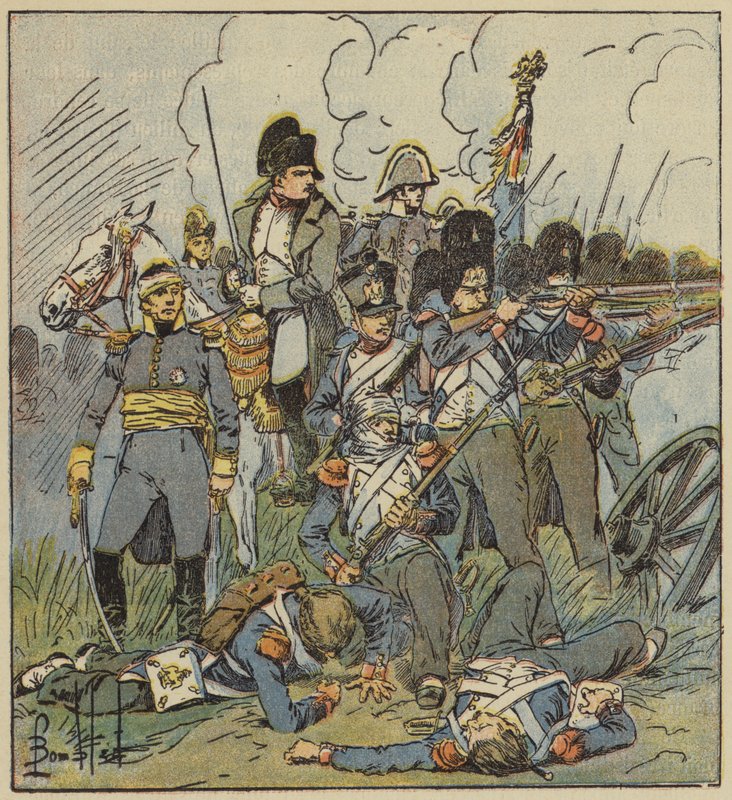 O imperador tinha perdido uma grande batalha de after Louis Charles Bombled