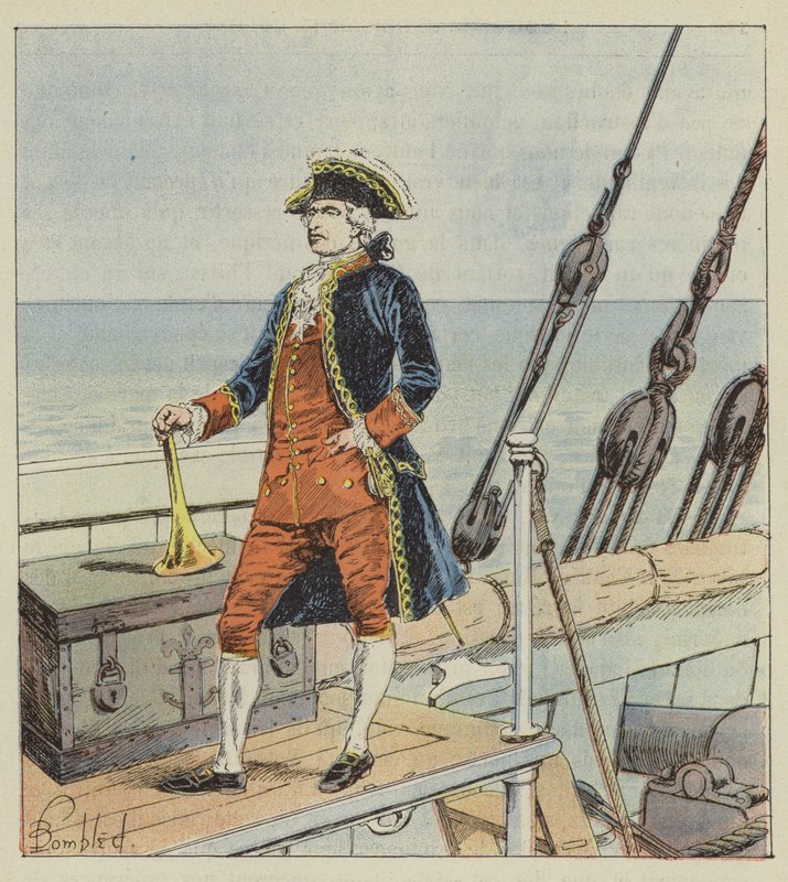 O oficial de justiça de Suffren de after Louis Charles Bombled