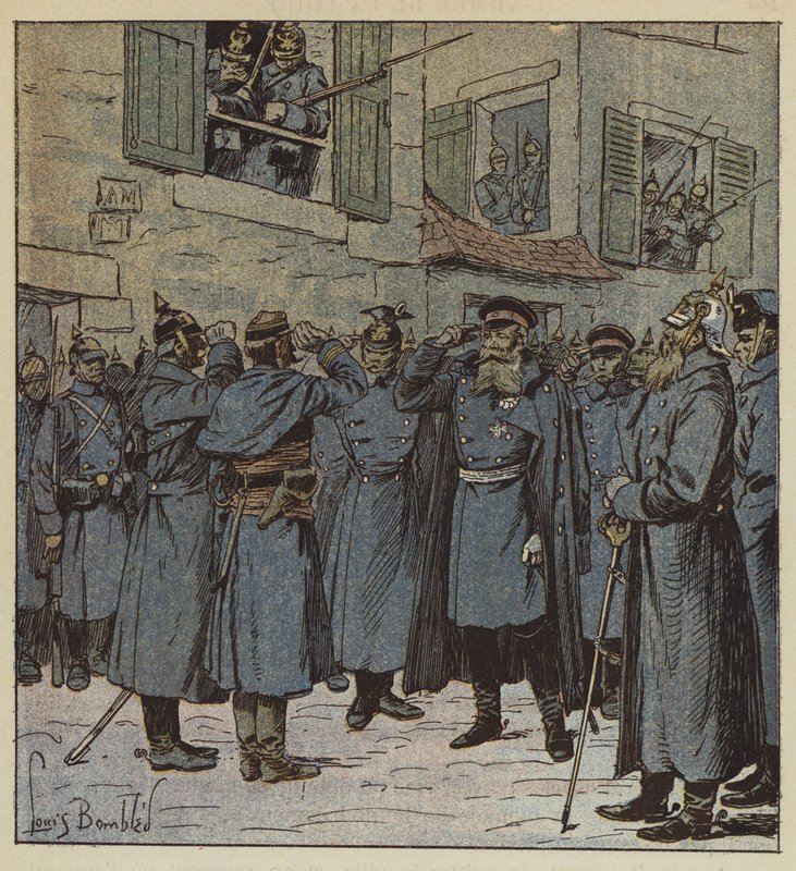 Capitão Pendezec e General Treskow de after Louis Charles Bombled