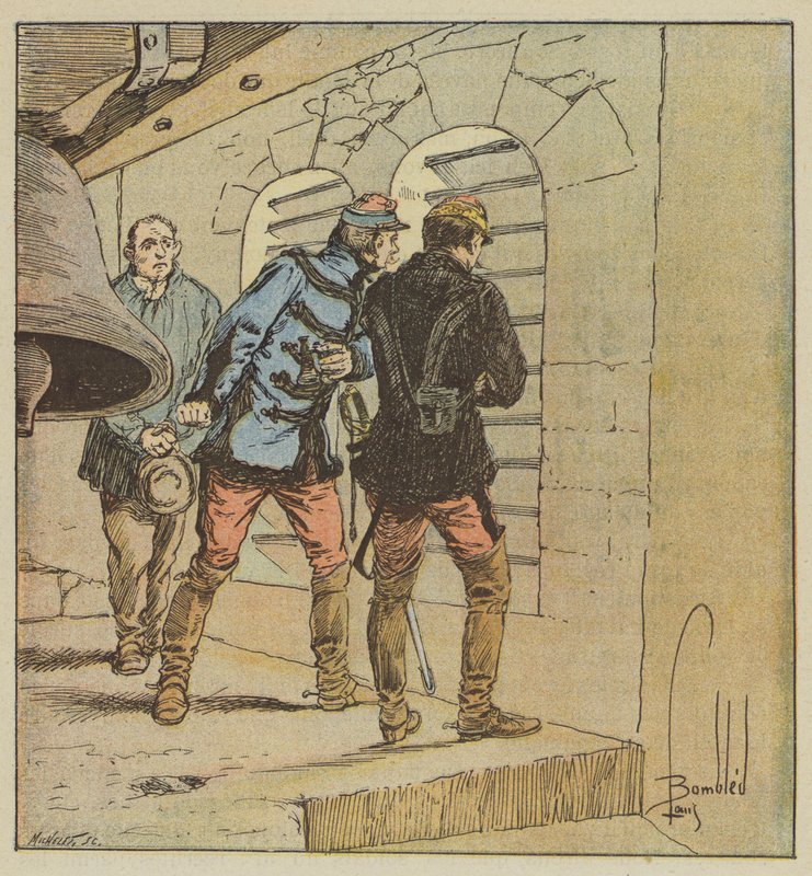 General Chanzy na Torre do Sino dos Terminers de after Louis Charles Bombled