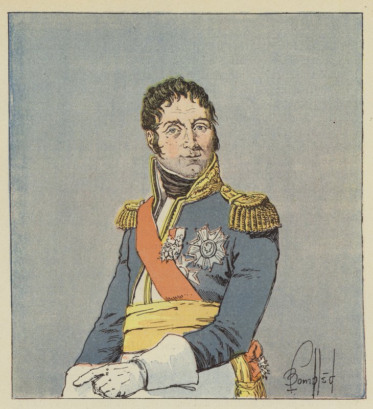 Le marechal Massena  de after Louis Charles Bombled