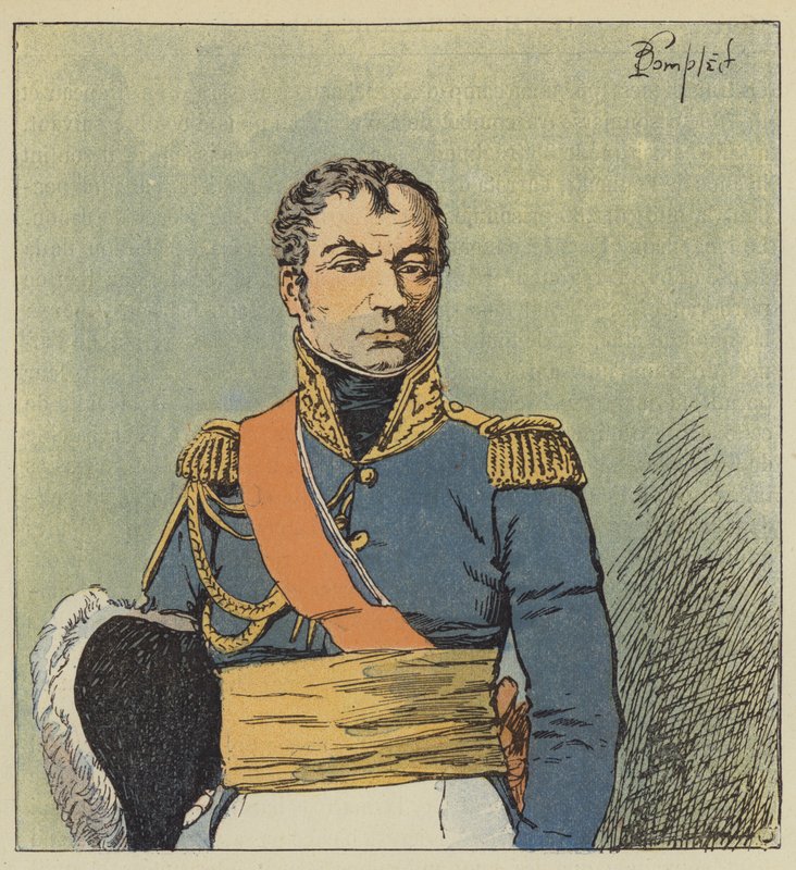 Le marechal Oudinot  de after Louis Charles Bombled