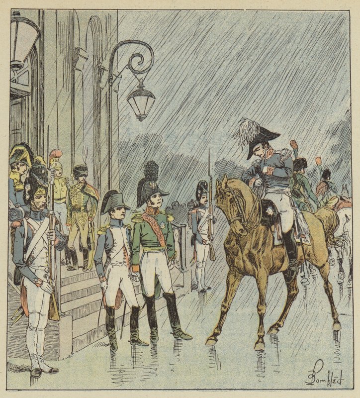 Os dois imperadores estavam se molhando por causa dele de after Louis Charles Bombled