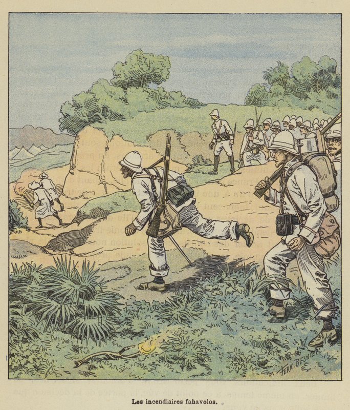 Os idiotas incendiários de after Louis Charles Bombled