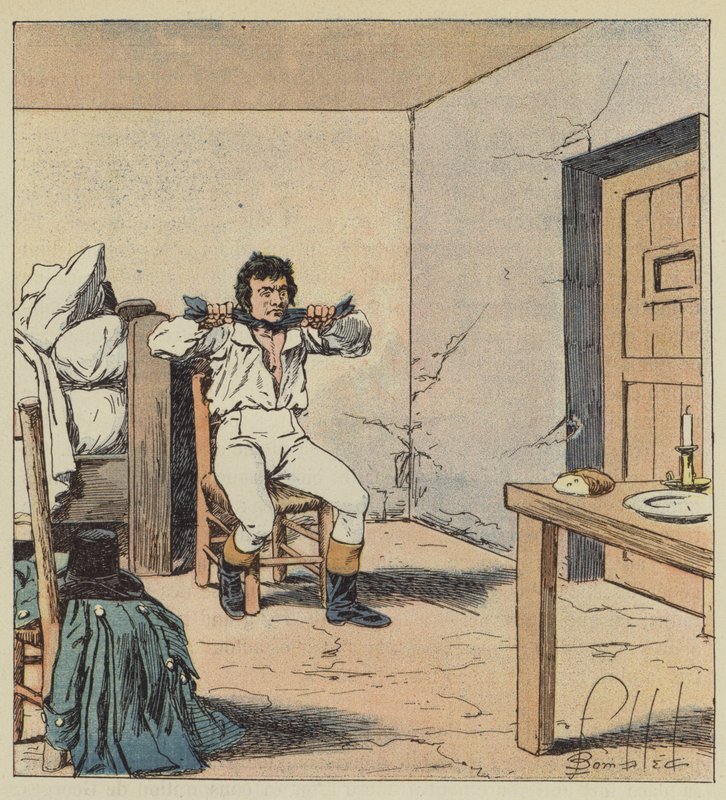 Morte de Pichegru de after Louis Charles Bombled