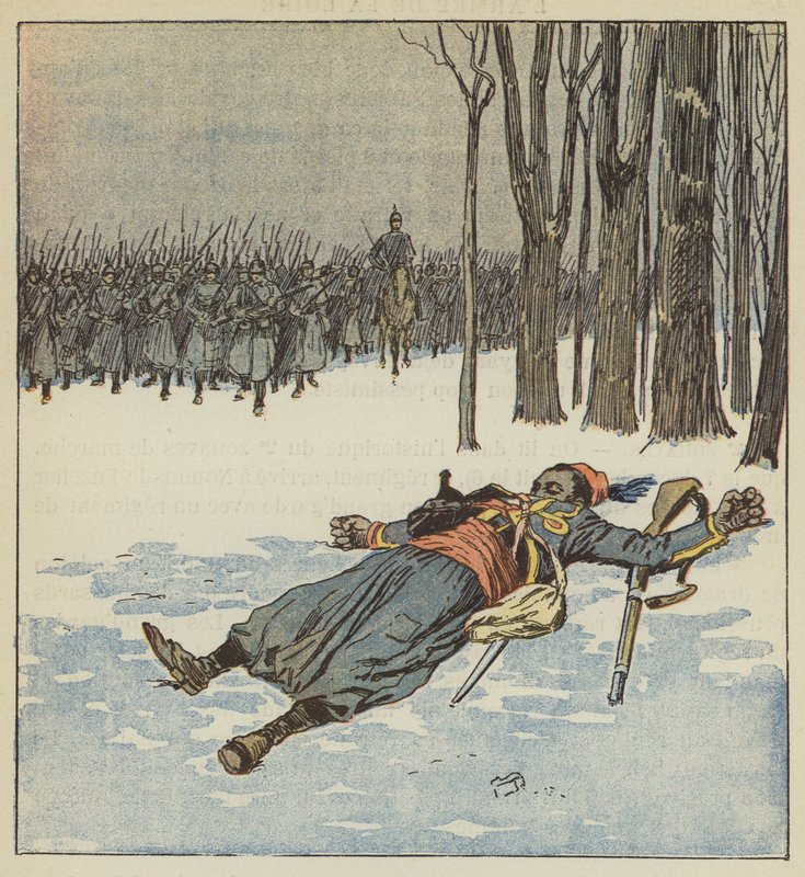 Morte heróica de um turco de after Louis Charles Bombled
