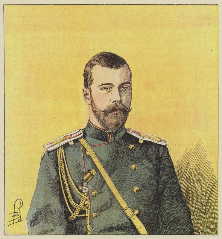 Nicolau II, imperador da Rússia de after Louis Charles Bombled