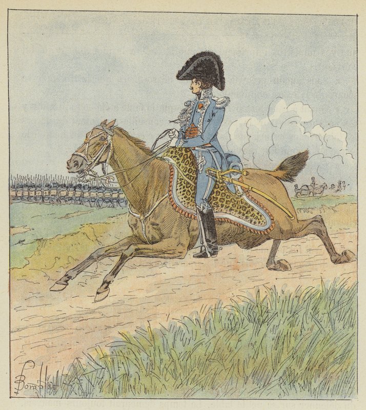 Oficial de Ordenação do Imperador de after Louis Charles Bombled