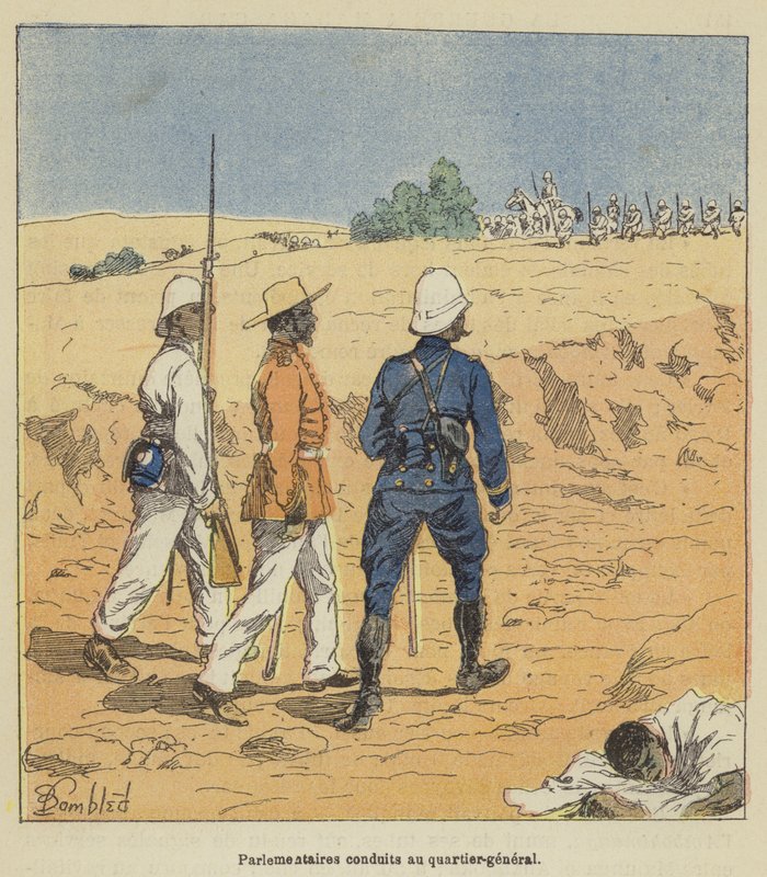Parlamentares levaram ao quartel-general de after Louis Charles Bombled