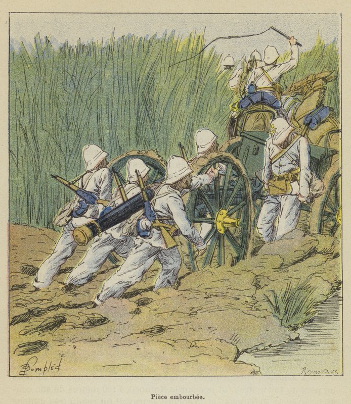 Peça embourbee de after Louis Charles Bombled