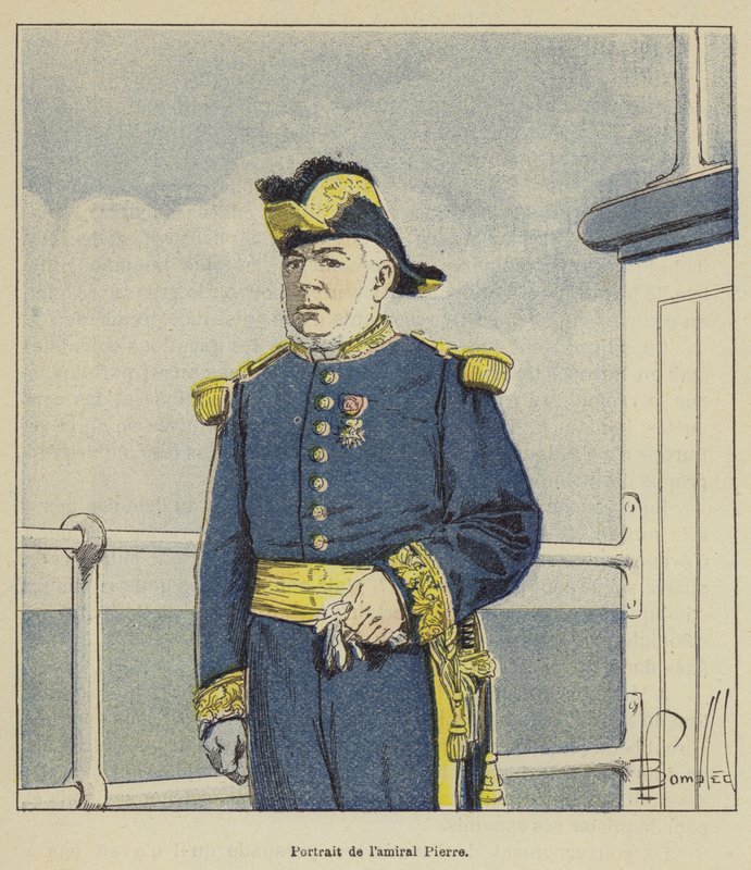 Retrato de Pierre Lamiral de after Louis Charles Bombled