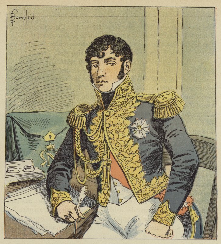 Retrato do Conde Montholon, Executor de Napoleão de after Louis Charles Bombled