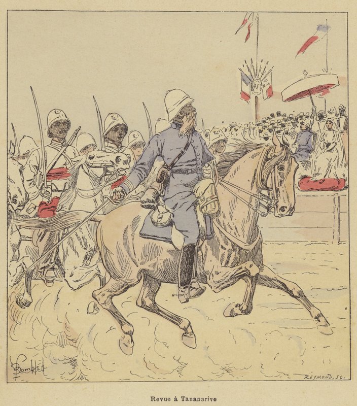 Avaliação e Tananarive de after Louis Charles Bombled