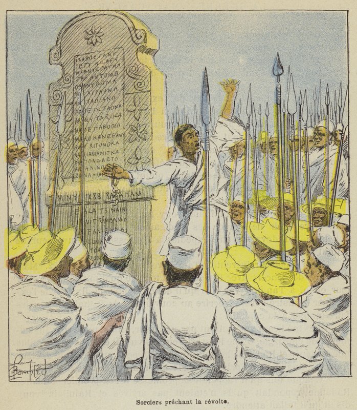Feiticeiros pregam revolta de after Louis Charles Bombled
