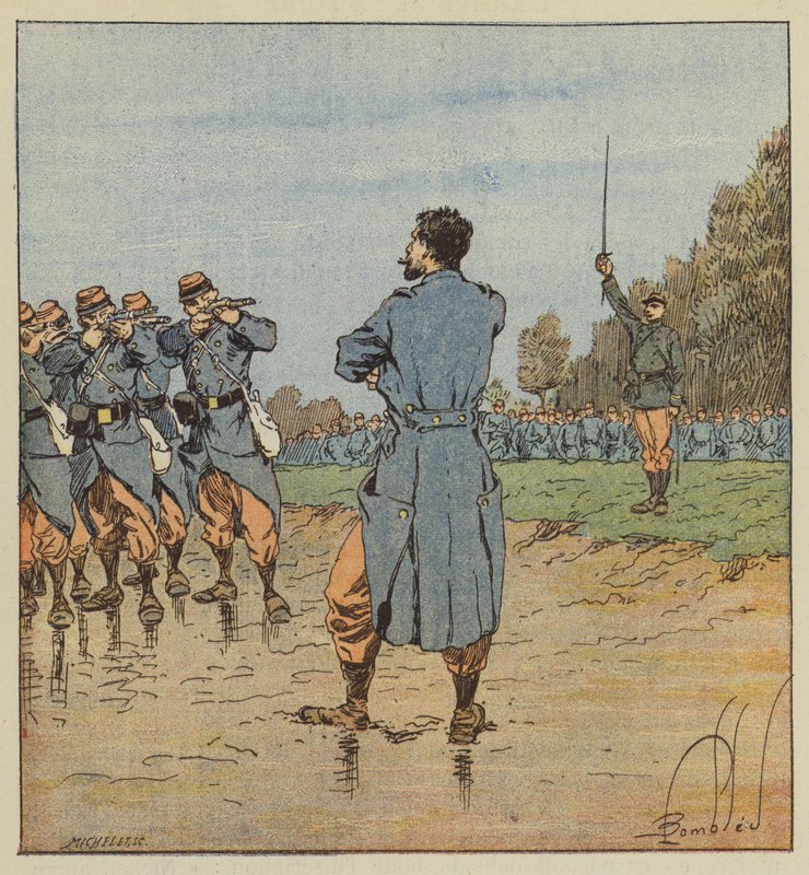 Execução no 17º corpo de after Louis Charles Bombled