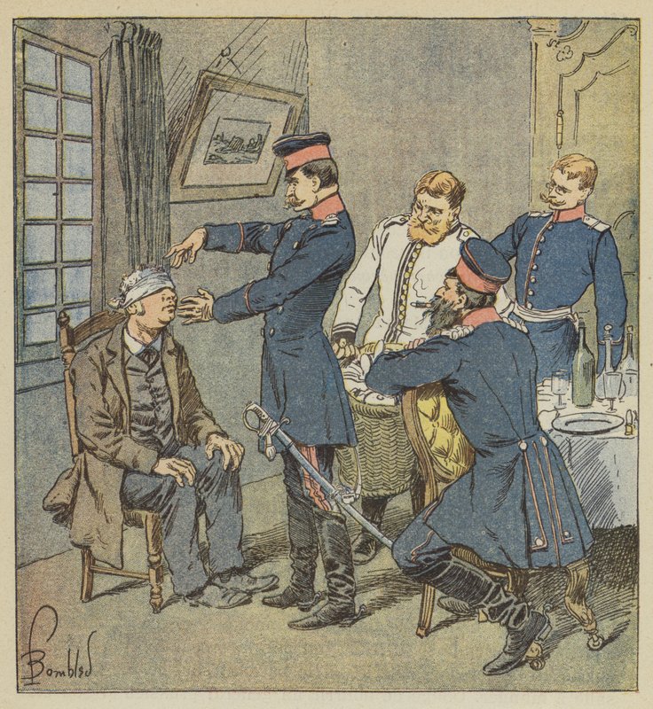 Uma cena de sonambulismo de after Louis Charles Bombled