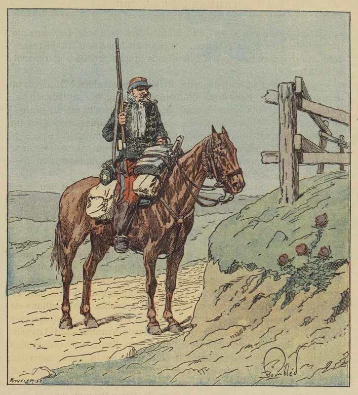 Estrela dos 6º hussardos de after Louis Charles Bombled