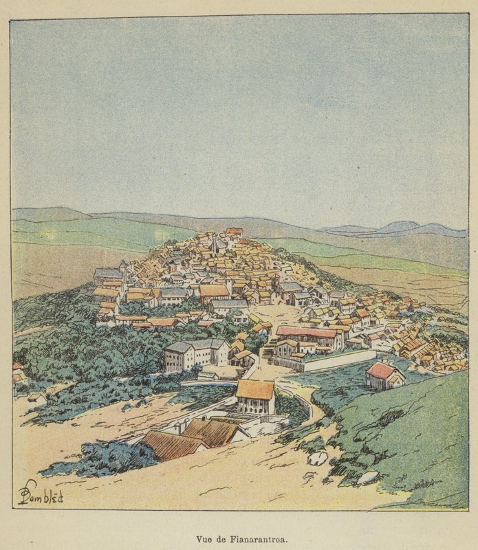 Vue de Fianarantroa de after Louis Charles Bombled
