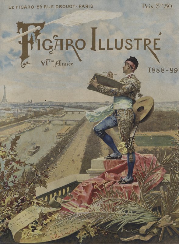 Capa do Le Figaro Illustre, 1 de dezembro de 1888 de after Ludovico Marchetti