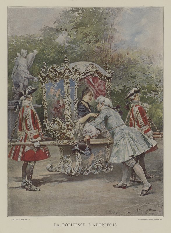 A polidez de antes de after Ludovico Marchetti