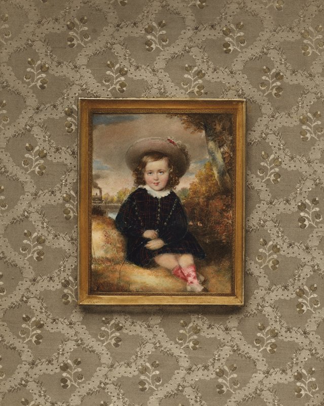 Retrato de Johann II, Príncipe de Liechtenstein, quando criança, 1844 de after Moritz Michael Daffinger