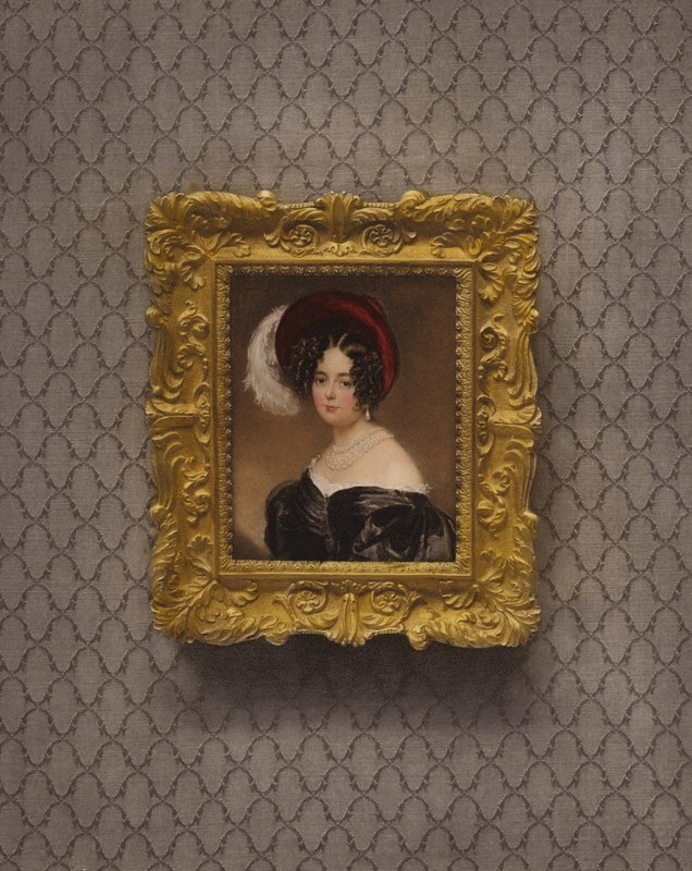 Retrato de uma senhora desconhecida de after Moritz Michael Daffinger