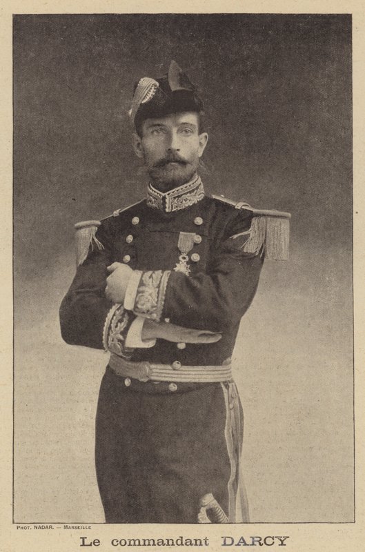 Eugene Darcy, oficial da marinha francesa de after Nadar