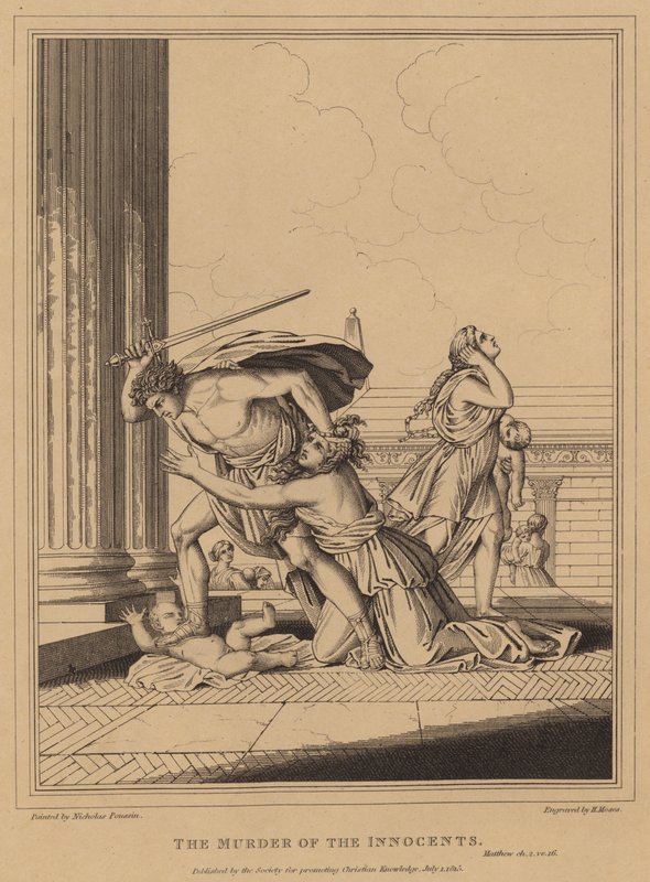 O Assassinato dos Inocentes, Mateus de after Nicolas Poussin