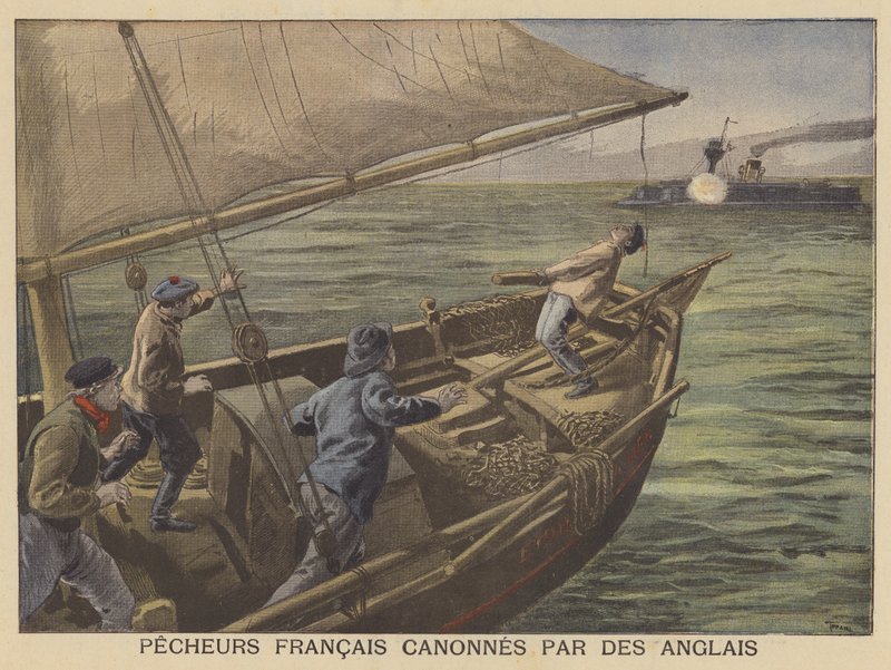 Pescadores franceses demitidos pelos britânicos de after Oswaldo Tofani