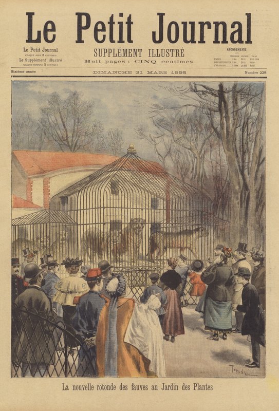 Novo recinto de animais silvestres no Jardin des Plantes de after Oswaldo Tofani
