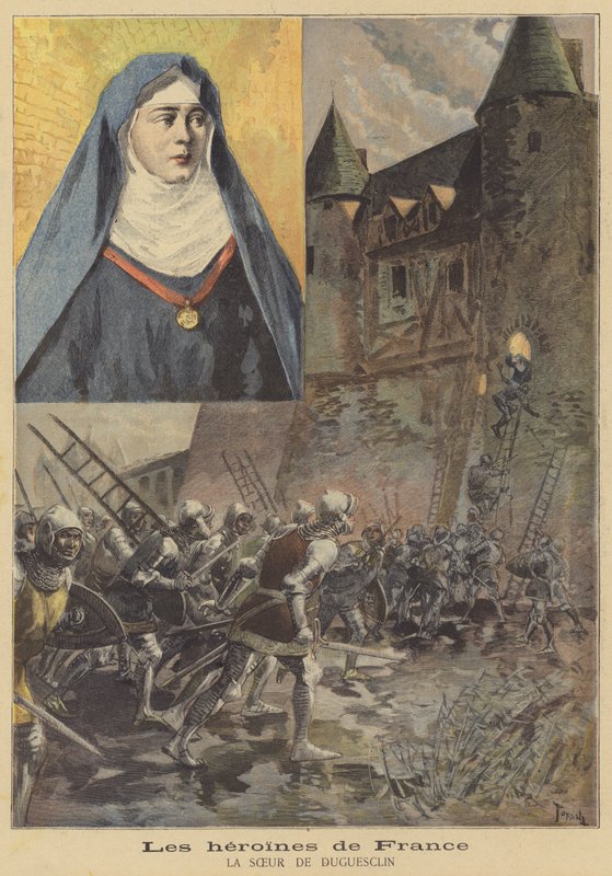 As heroínas da França: a irmã de du Guesclin de after Oswaldo Tofani