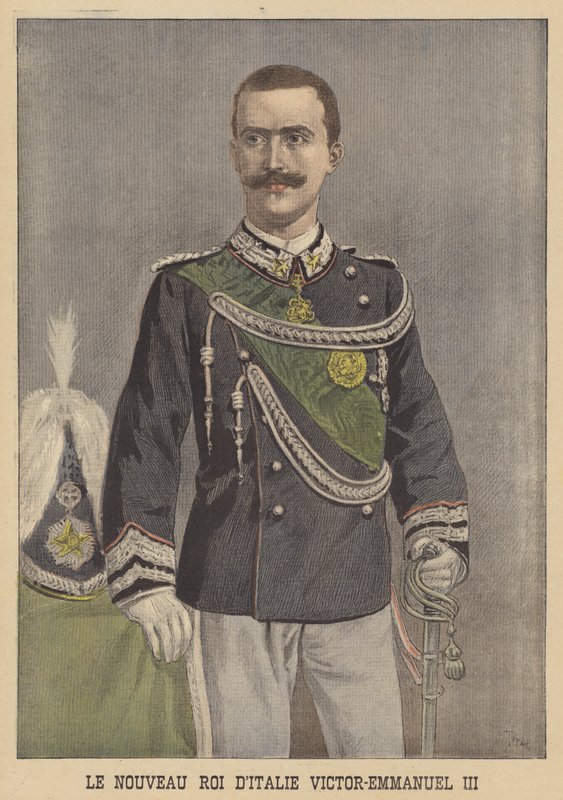 Victor Emmanuel III, o novo rei da Itália de after Oswaldo Tofani