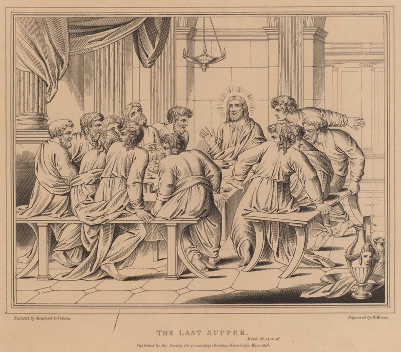 A Última Ceia, Mark de after Raphael