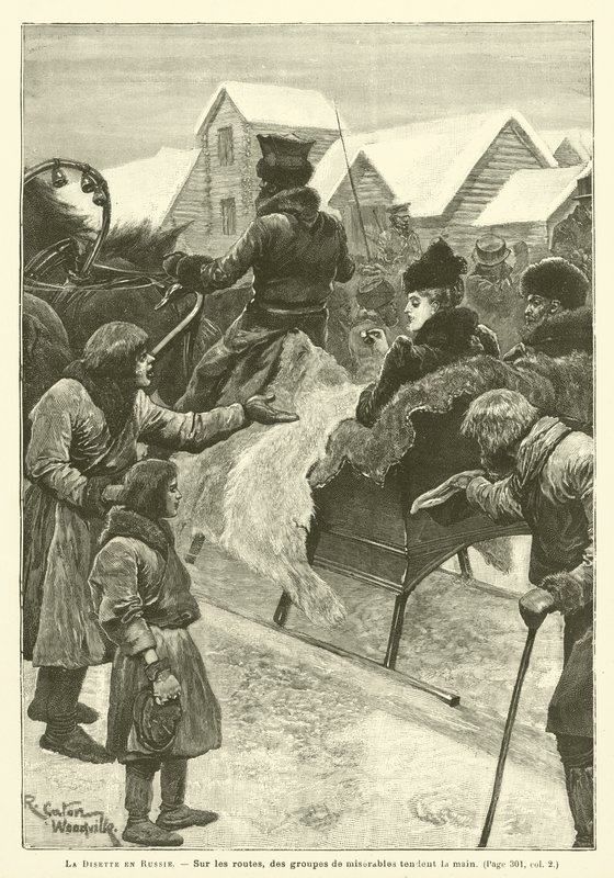 O disquete na Rússia de after Richard Caton II Woodville