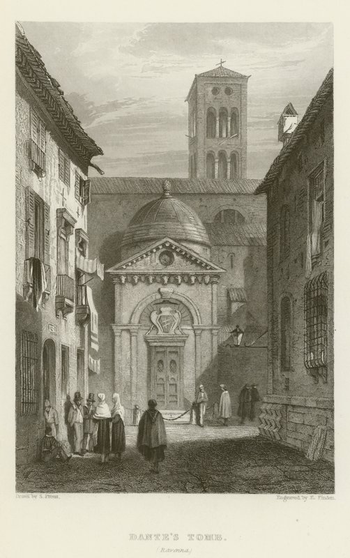 Dantes Tomb, Ravenna  de Samuel (after) Prout